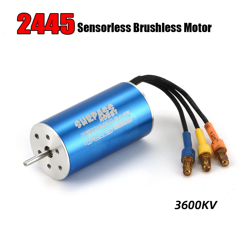 

SURPASSHOBBY 2445 3600KV Sensorless Brushless Motor for 1/16 1/18 RC Remote Control Car DIY Spare Part Accessories Free Shipping