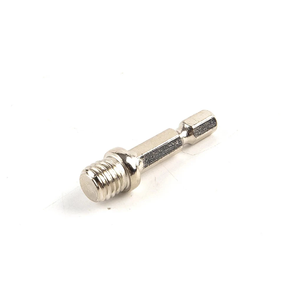 

1PC Drill Chuck Adapter 1/4\\\" Hexagon Connecting Rod Adapter Drill Chuck M10 Polishing Disc Connection