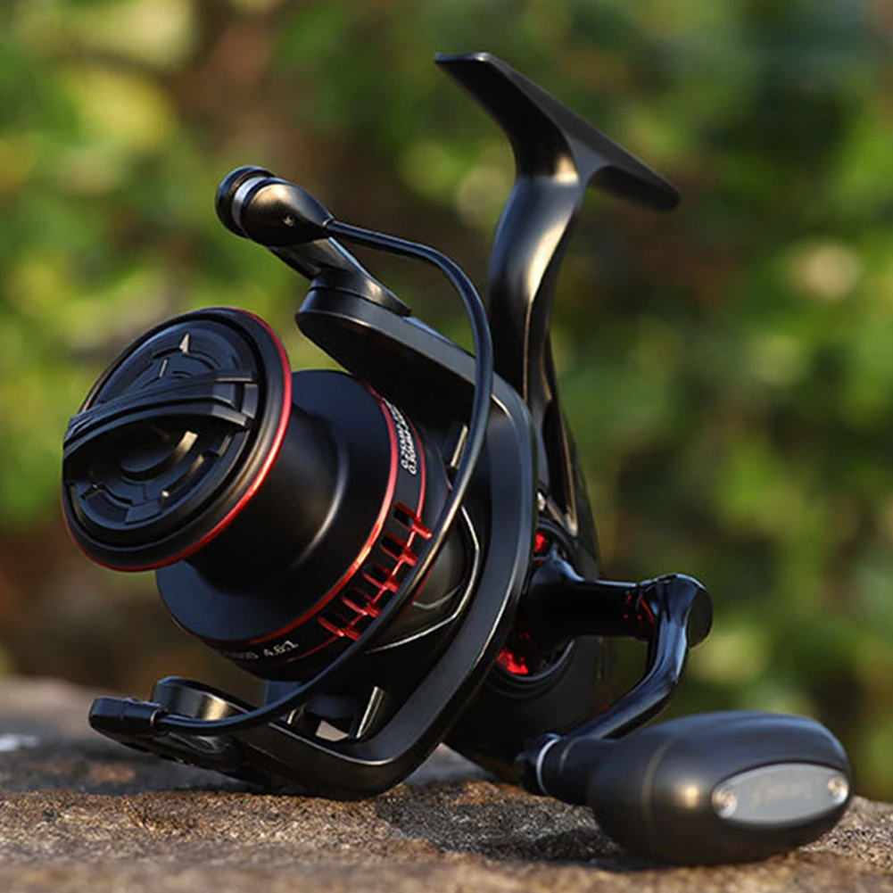 

Metal Spool Fishing Reel Max Drag 12kg JD2800-JD7800 Spinning Long Casting Wheels for Outdoor Saltwater Fishing Tackle Equipment