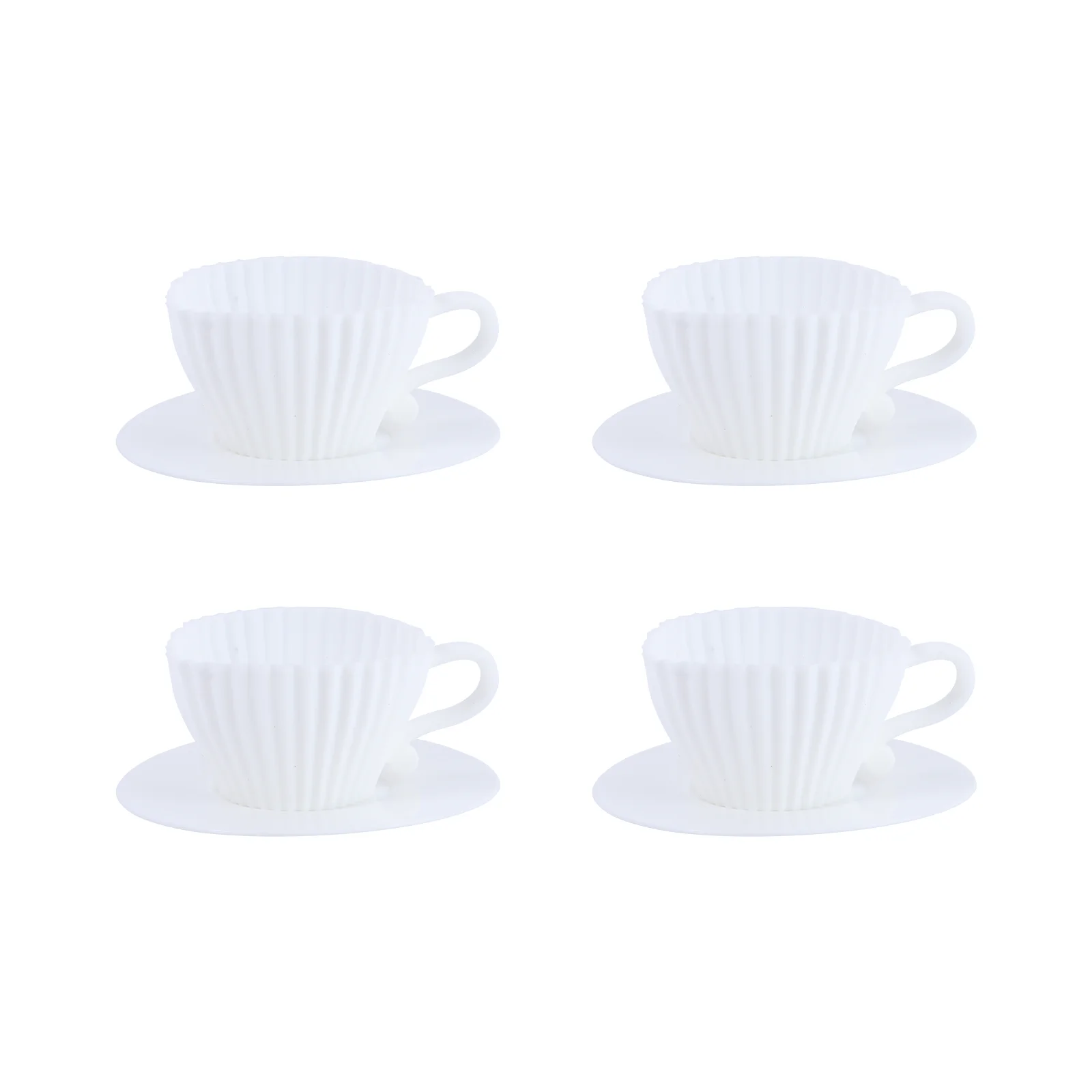 

8 Pcs Non Stick Para Gelatinas Silicone Cupcake Liners Baking Molds