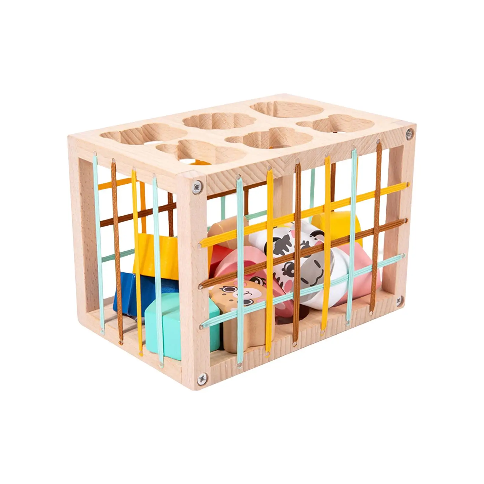 

Sensory Bin Toys Shape Sorter Toy Sorting Matching Developmental Parent Child Interactive Puzzle Toy for Preschool Children Baby