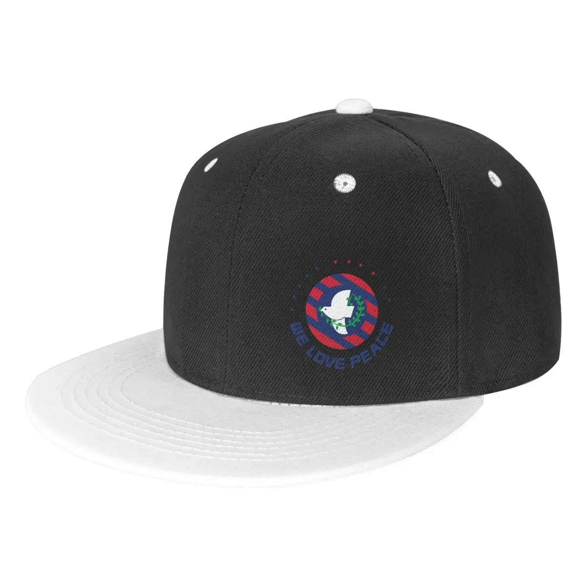 

We love peace Male and female hip hop cap casual baseball cap Four Seasons cap Windproof cap uv proof cap