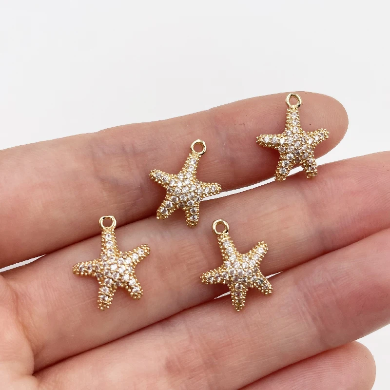 2/5 шт. медные Подвески с кристаллами |