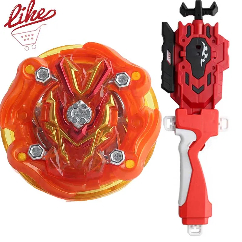 

Laike Burst B-140 Cosmo Valkyrie B140 Alloy Metal Spinning Top with Launcher Handle Set Toys for Children