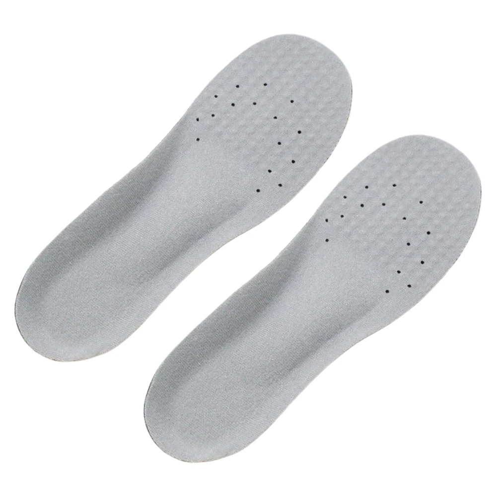 

1pair Men Women Soft Stoma Walking Orthopedic Insole Running Foot PU Shoe Pad Sport Outdoor Shock Absorption Breathable