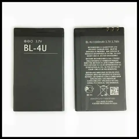 BL-4U сменная батарея для Nokia 301 500 5250 5330 5530 5730 C5-03 E66 аккумулятор BL4U