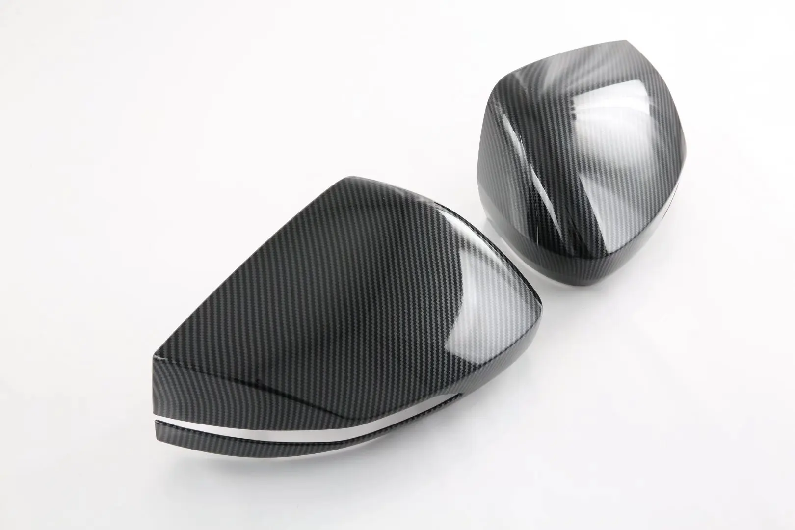 

For KIA Sportage 2022 2PCS Car Rearview Side Mirror Cover Trim Carbon Fiber ABS Chrome Car Styling Accessories