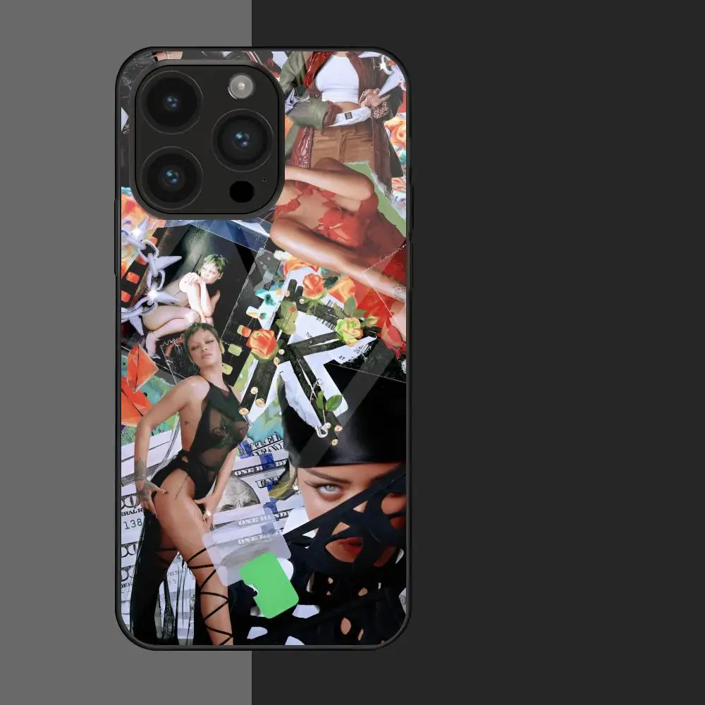 Singer B-Bad G-Gayl MAISTO Mouse Pad Glass Phone Case For Iphone 16 15 14 13 11 12 Pro Max Xr X Xs 8 7 Plus