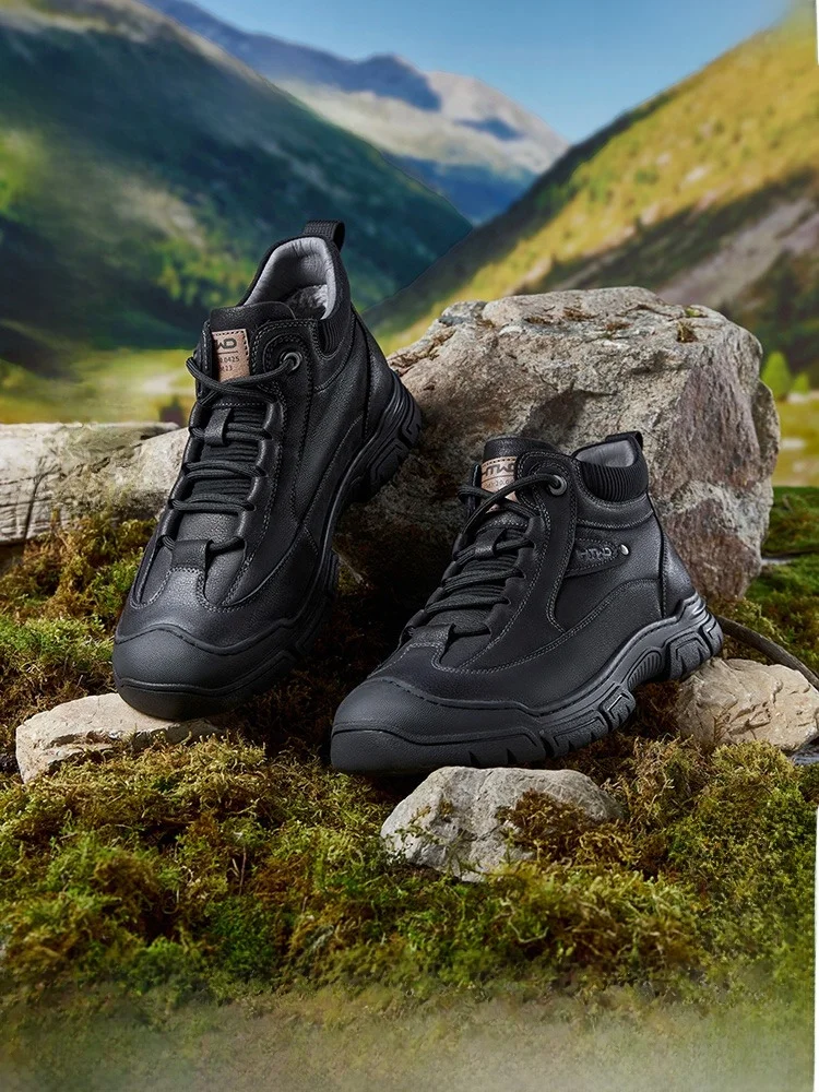 Мужская обувь Hot Air 24 новая зимняя мужская модная теплая повседневная на флисовой