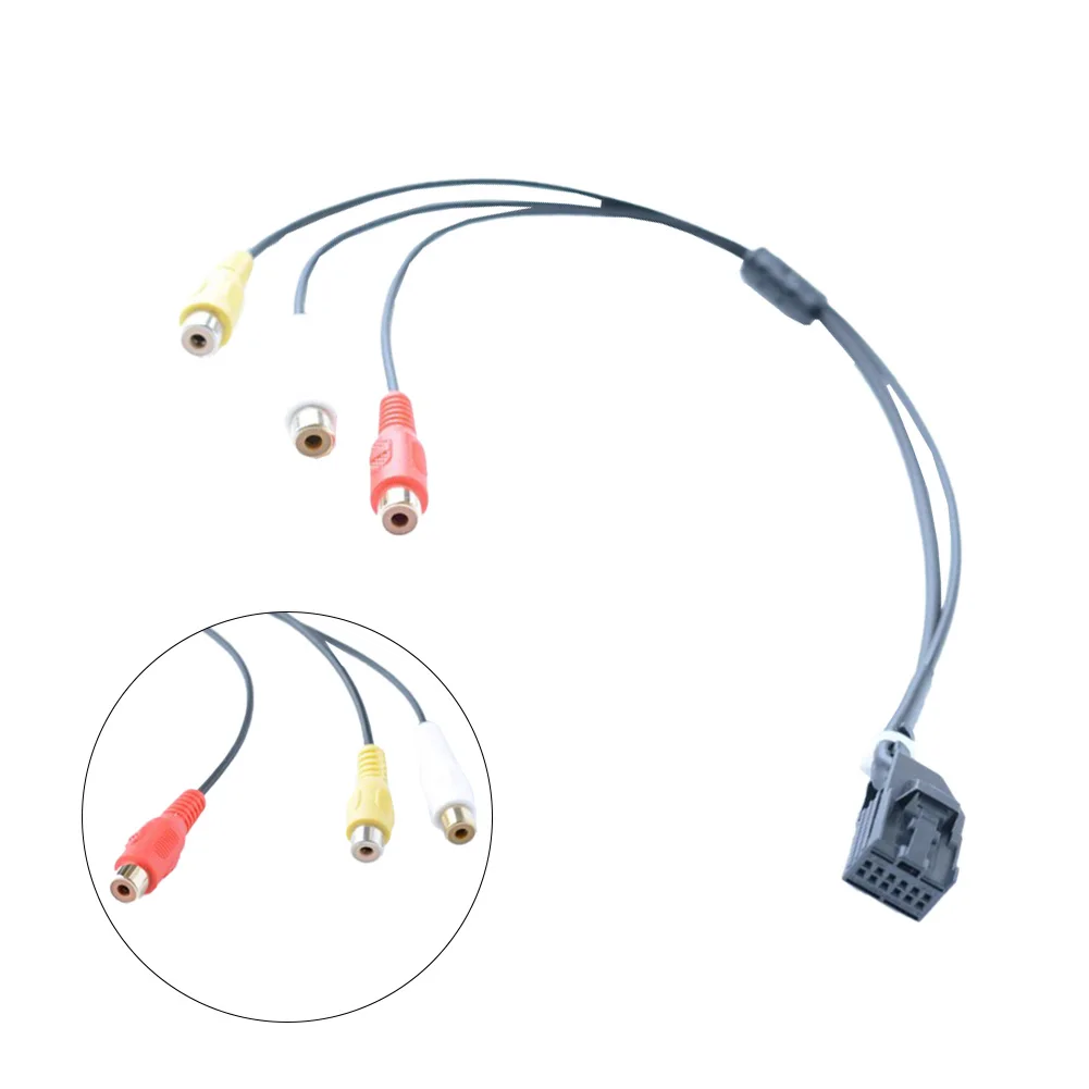 

Universal TV Tuner Audio Video IN Cable For A4 A5 A6 A8 Q5 Q7 MMI 3G+ System TV Tuner AV Video Audio Input Cable Car Accessory