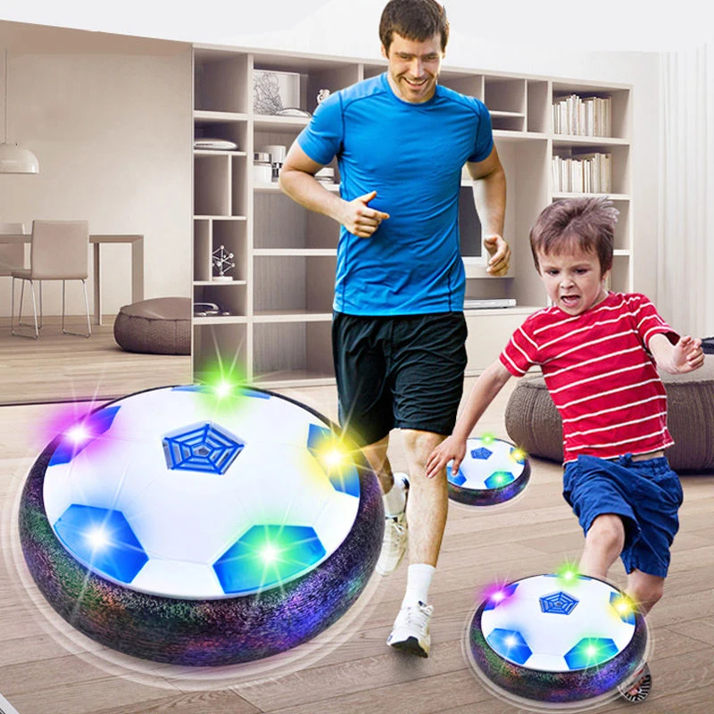

Kids Levitate Suspending Soccer Ball Air Cushion Floating Foam Football with LED Light Gliding Toys Sport Soccer Toys Kids Gifts