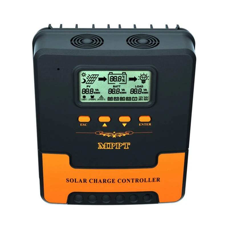 

60A MPPT Solar Charge Controller 12V 24V Auto Adapting Lead Acid Lithium Battery Charging Controller For Solar Panel