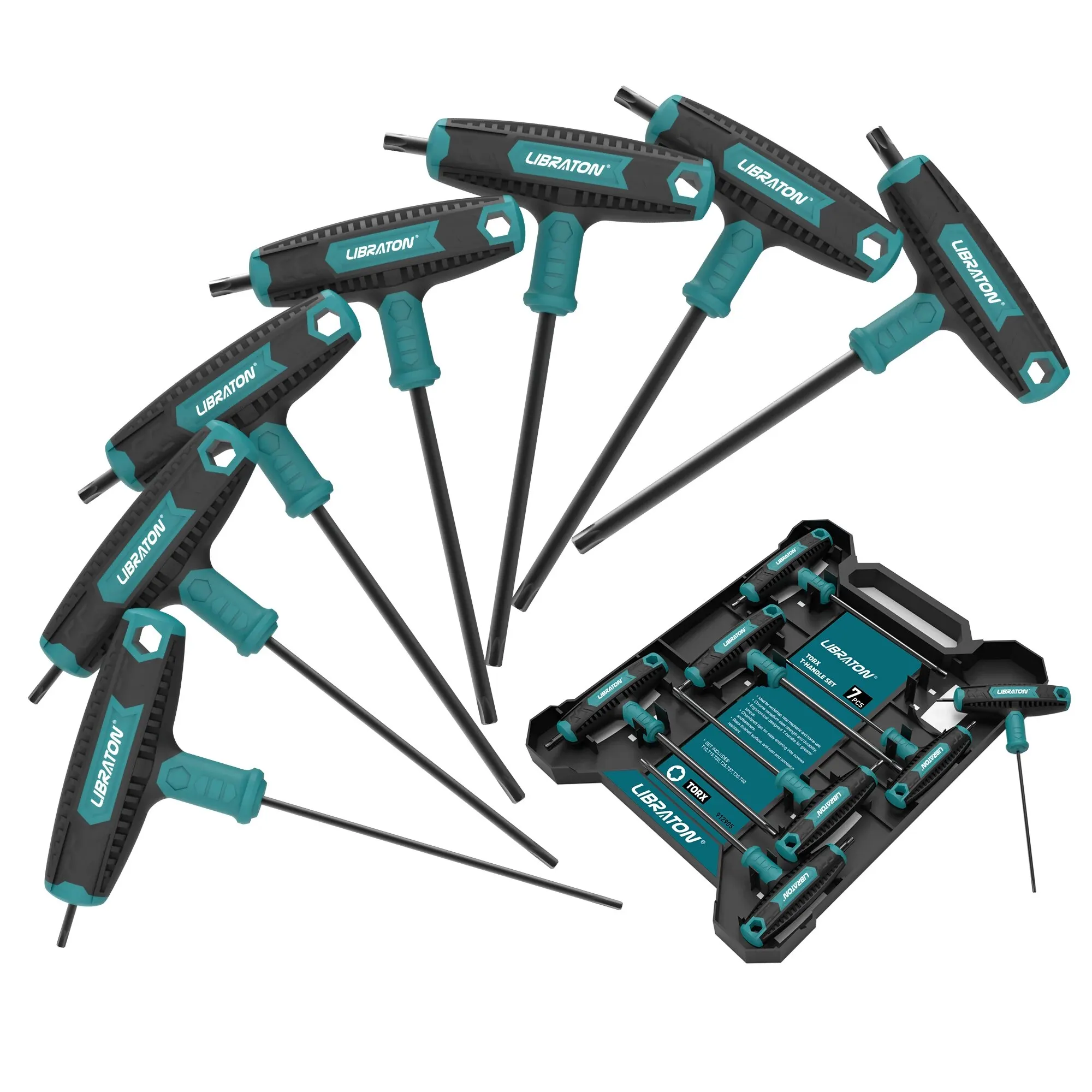 

Набор ключей LIBRATON T-образный 7 шт. T10-T40