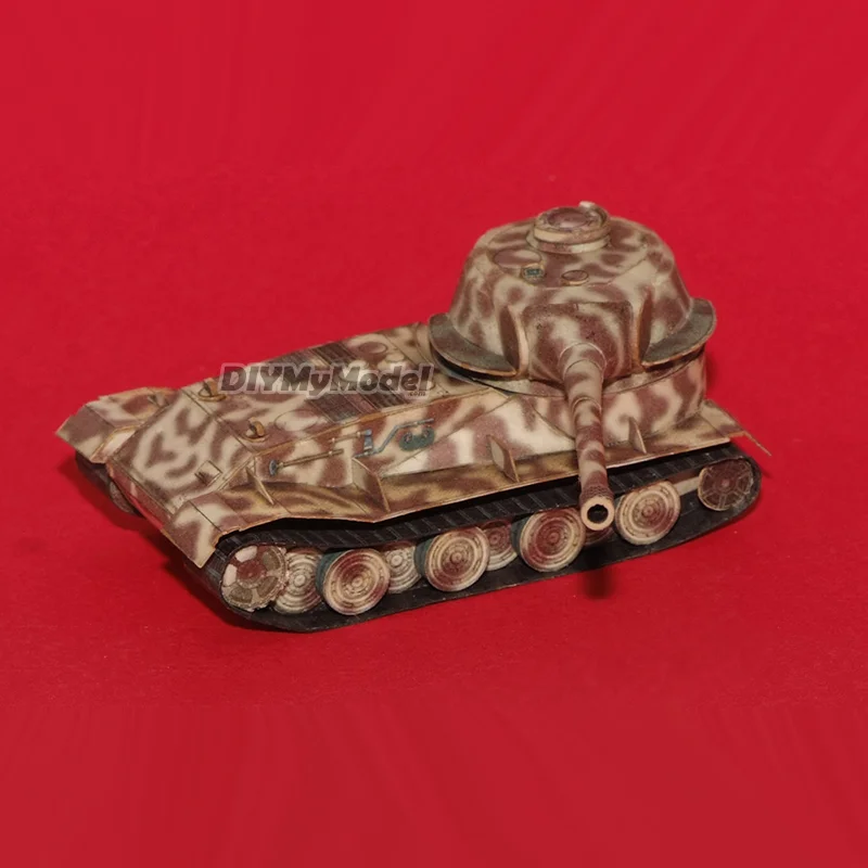 DIYMyModel 1:35 Германия VK7201 тяжелый танк 2 набора Сделай Сам бумажная модель ручной