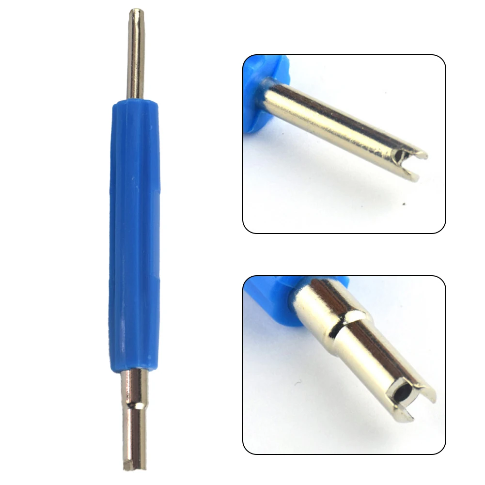 

Tire Repair Tools Valve Core Removal Installer Wrench Dual Head For Car Tyre Air Conditioning Valve Core Driving