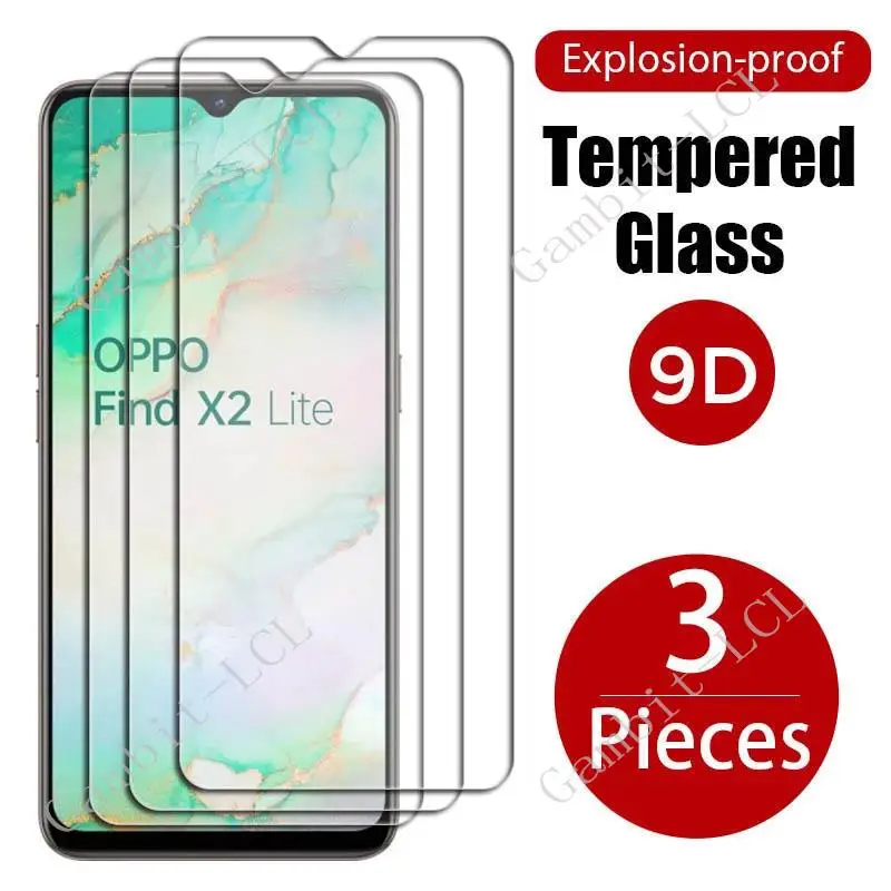 Закаленное стекло для OPPO Find X2 Lite 6,4 FindX2Lite FindX2 X2Lite CPH2005, защитная пленка для экрана, 3 шт.