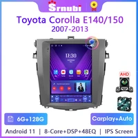 android 11 car radio for toyota corolla e140150 2007 2013 multimedia player stereo audio video dvd speaker carplay 4g head unit