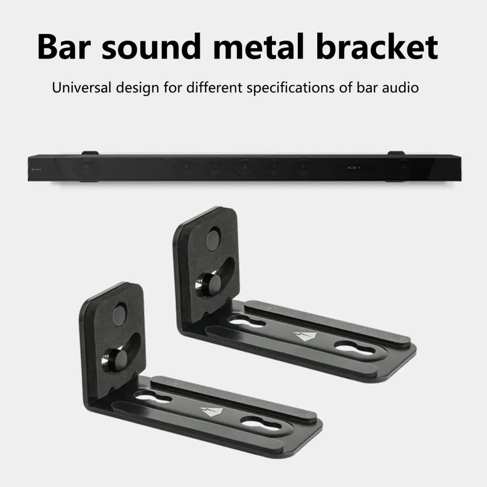 Soundbar Mount Stand Reliable Universal Accessories Universal Sound Bar Wall Mount Bracket Soundbar Bracket Anti-fall