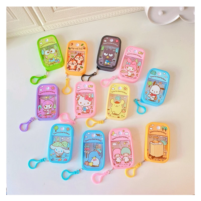 

Kawaii Sanrios 25ml Kuromi Cinnamoroll My Melody Kt Cartoon ABS Plastic Dispensed Spray Bottle Anime Travel Portable Pendant