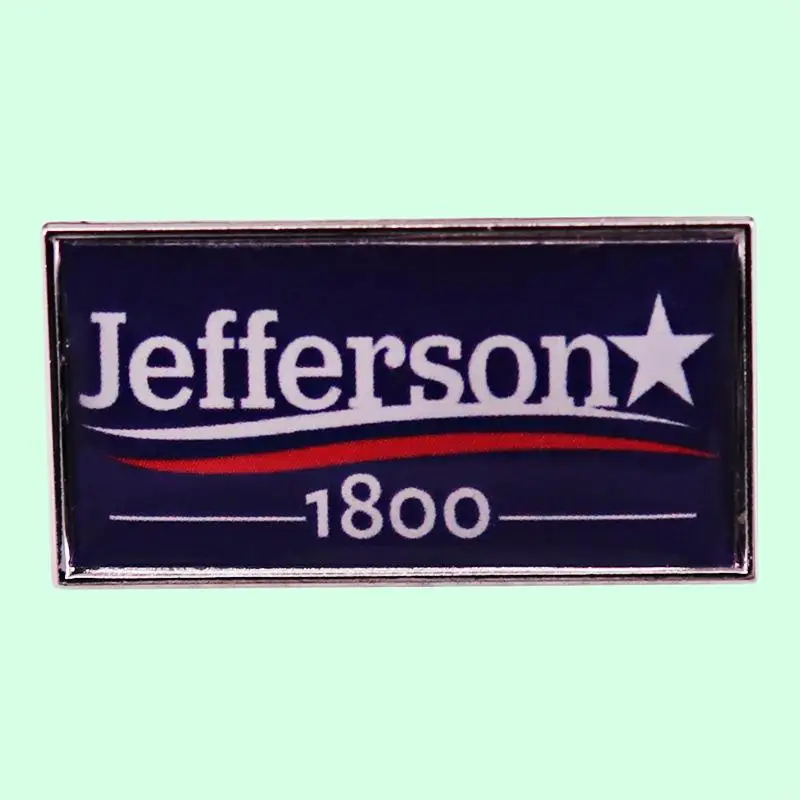 

Jefferson the Musical 1800 Brooch Badge Enamel Pin Wrap Clothing Lapel Brooch Exquisite Badge Fashion Jewelry Friend Gifts