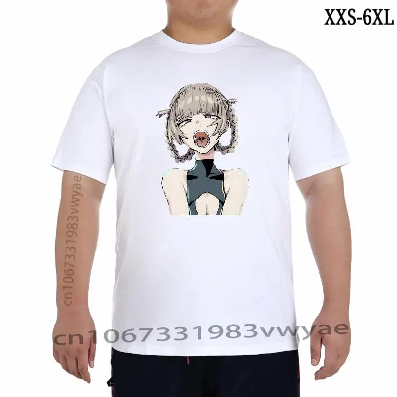 Call of the Night Japanese Anime Tshirt Waifu Senpai Hentai Tshirt Yofukashi no Uta Nazuna Sexy Girl Tops Men/Women Cotton Tees