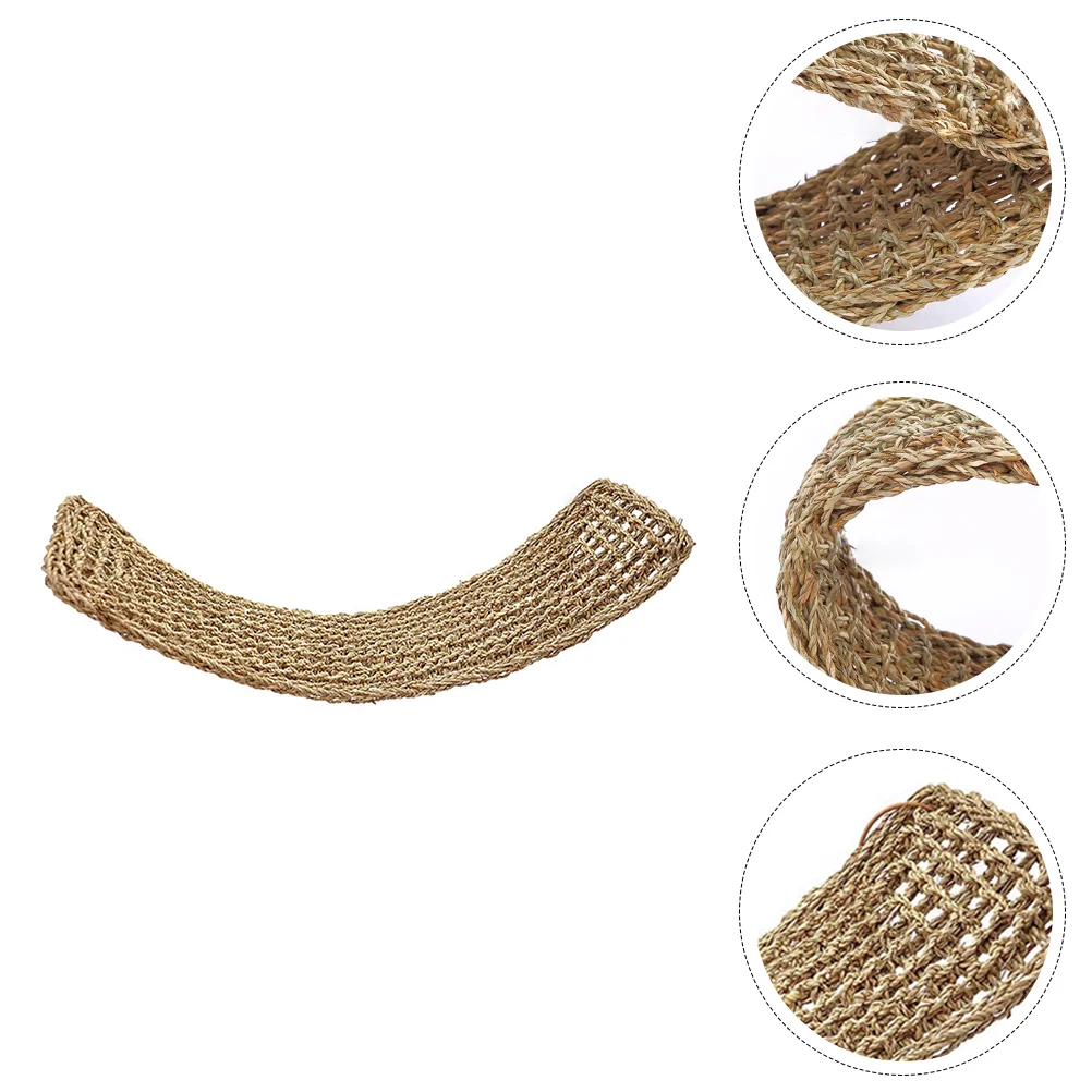 

Lizard Hammock Reptile Mat Lounger Bearded Dragon Pet Woven Seagrass Bed Hanging Gecko Habitat Chewing Parrot Braided Bird Sea