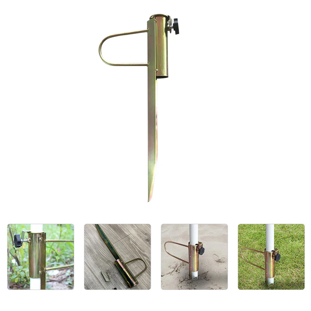

Beach Umbrella Anchor Galvanized Iron Fixing Holders Sand Auger Sturdy Stand Sun Shade Support Steel Brackets Bachelorette