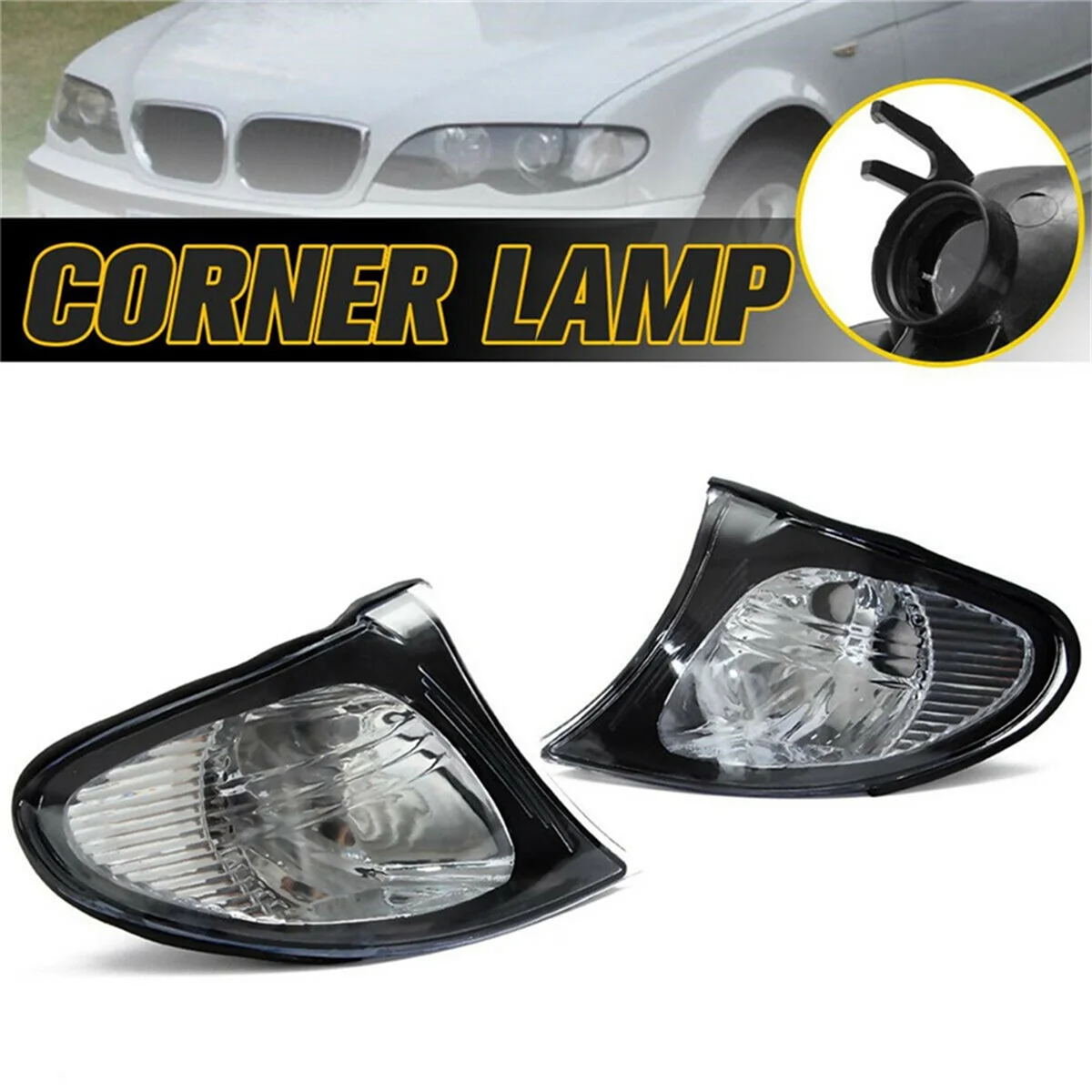 63137165859 63137165860 Передний указатель поворота автомобиля угловые фонари для BMW 3 серии