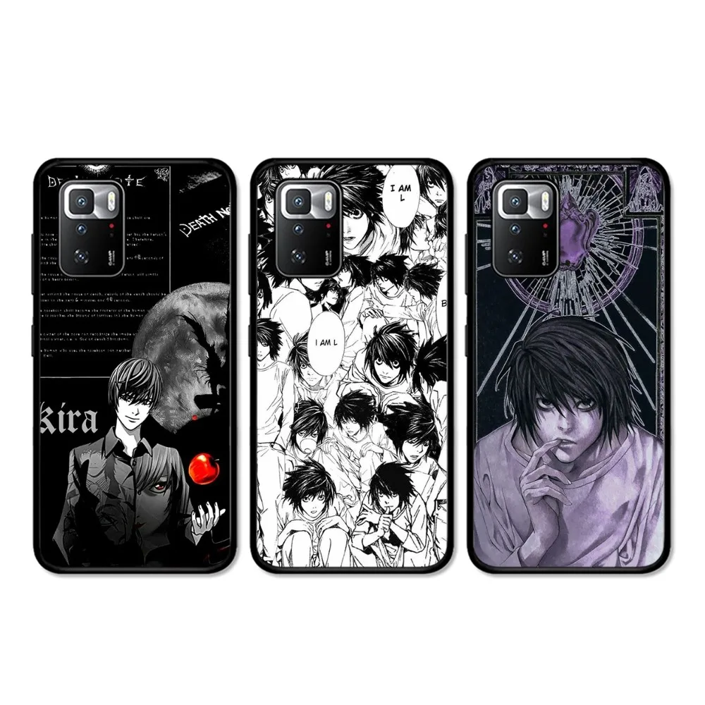 

Death Note Anime Phone Case For Redmi 5 6 7 8 9 10 Plus Pro 6 7 8 9 A GO K20 K30 K40 Pro Plus F3 Fundas