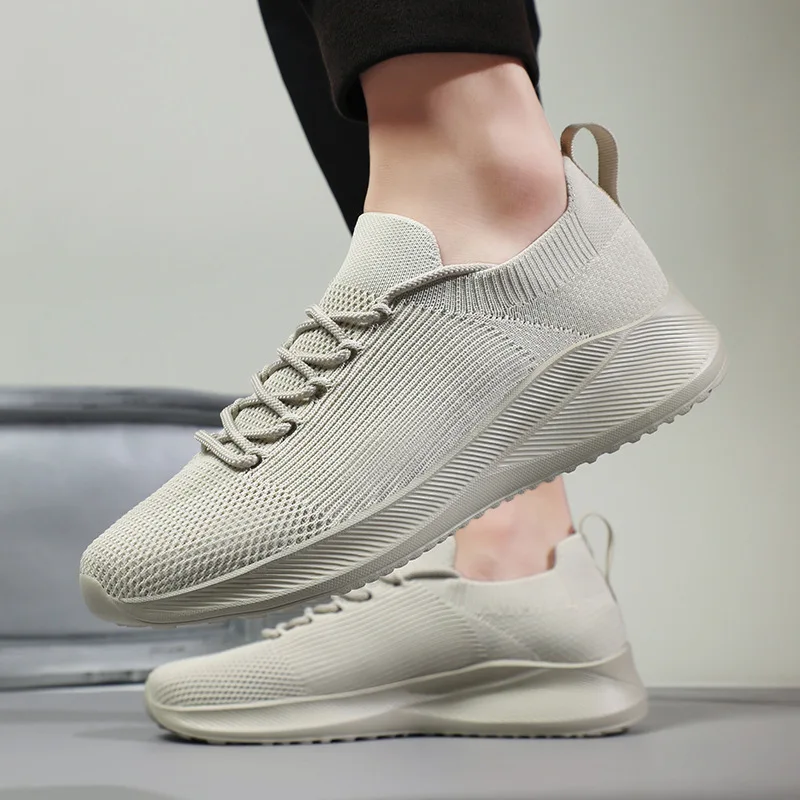 

Sock Shoes for Men Casual Sneaker Sports Running Male Sneakers Hard-Wearing Breathable Large Size Solid Color Comfortable 2023