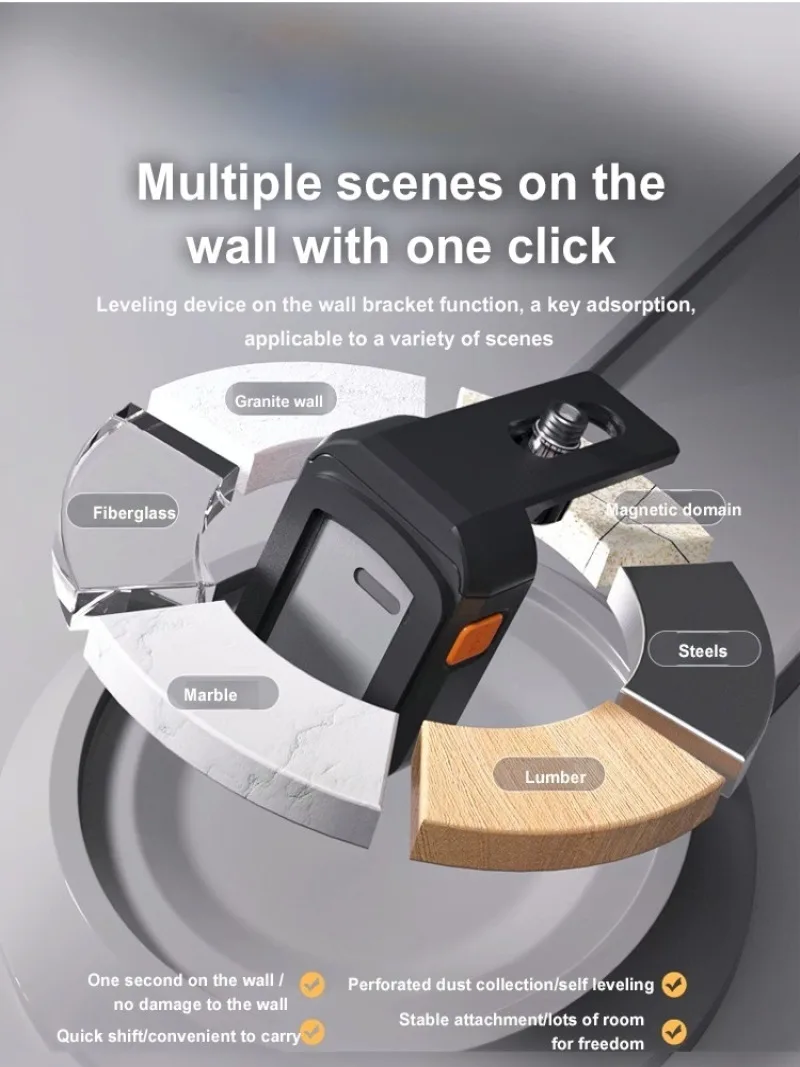 Домашний настенный лазерный уровень для пылесоса