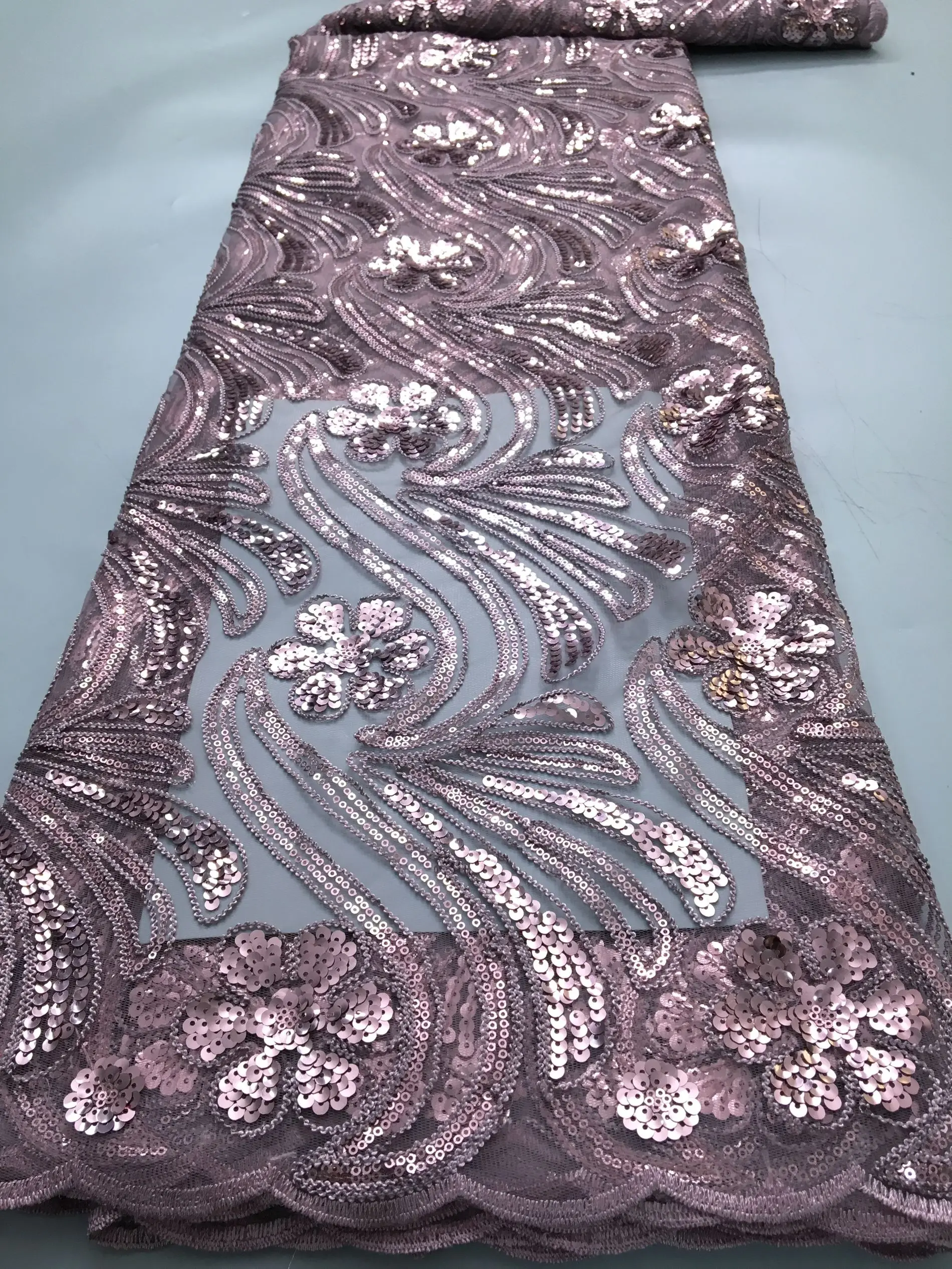 Золотая Французская Сетчатая Тюлевая Ткань 5 Ярдов Роскошное Африканское