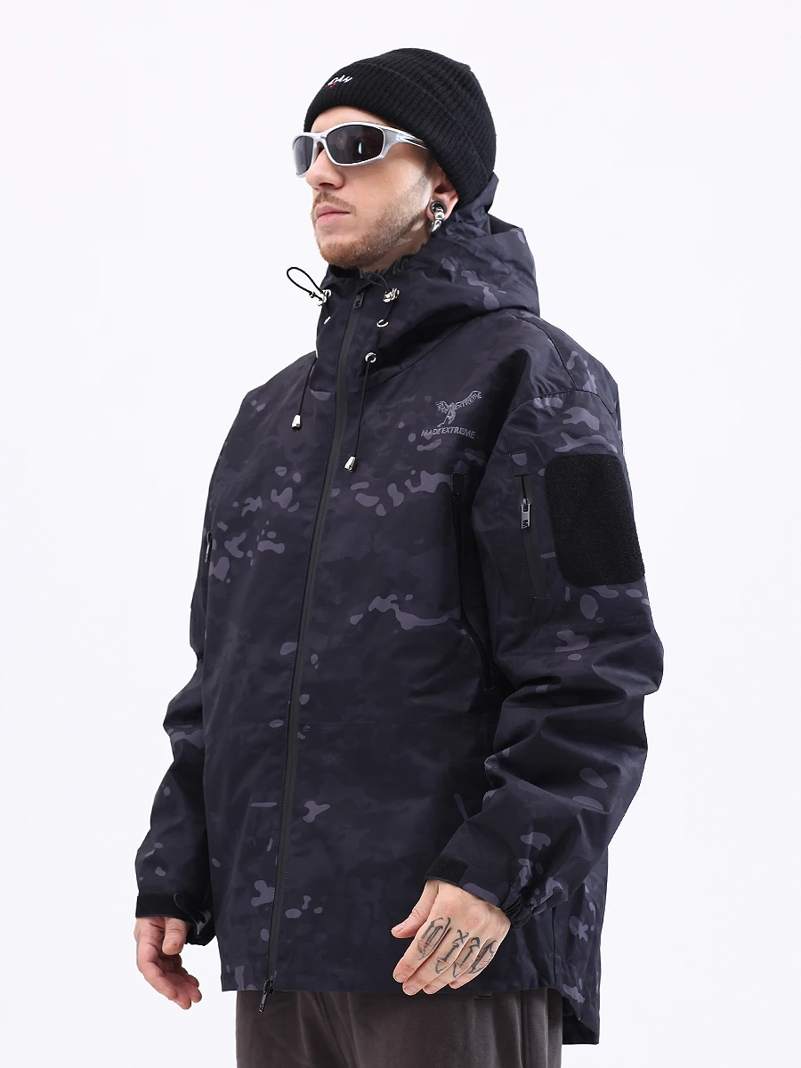 MADE EXTREME Camouflage waterproof jacket  winter jacket men puffer jacket Military coat men winter unisex warm jacket Gorpcore