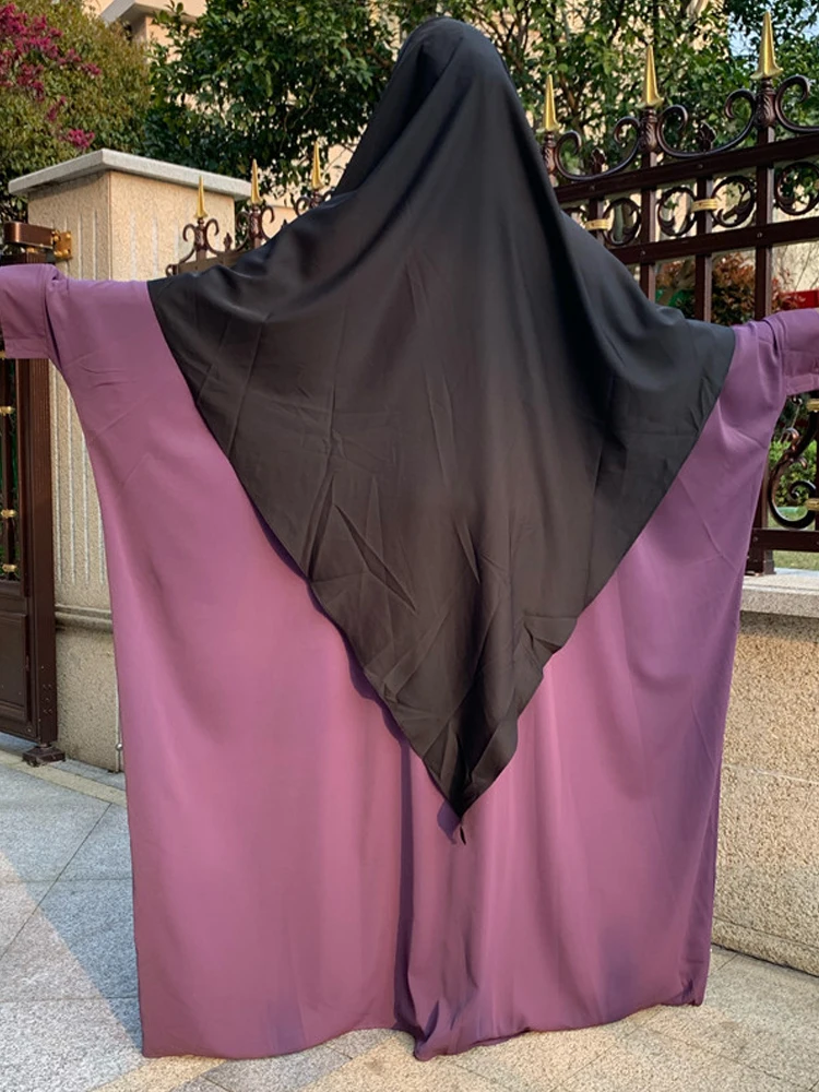 Butterfly Abaya Black Ramadan Gown Muslim Prayer Garment Jilbab for Women Islamic Outfit Dubai Abayas Khimar Long Hijab Dress