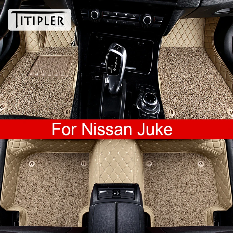 TITIPLER   Car Floor Mats For Nissan Juke INFINITI ESQ Foot Coche Accessories Auto Carpets