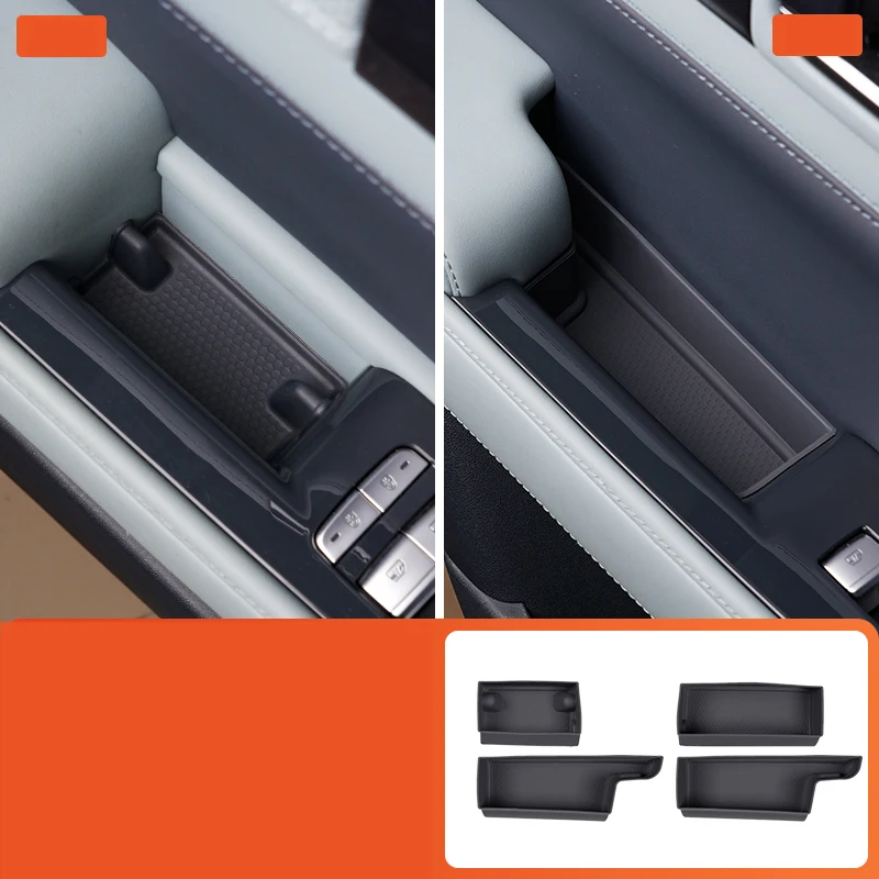 

Для BYD Leopard 5 2023-2024 автомобильный Стайлинг дверной ящик для хранения силиконовый коврик дверной слот защитный коврик аксессуары для автомобильного интерьера