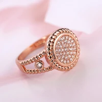 korean romance bespangled with stars small dial rings for women gold cute engagement party finger ring jewelry gift bijoux femme