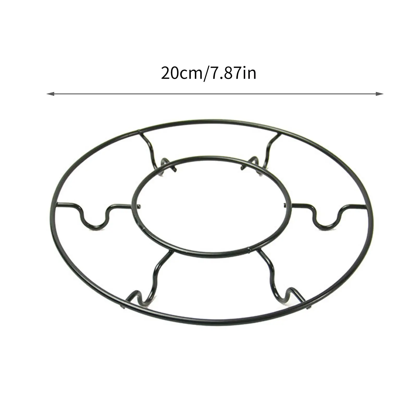 

Planter Stand - Round Metal Potted Plant Stand - Flower Pot Planter Iron Rack Indoor Display, Low Pl
