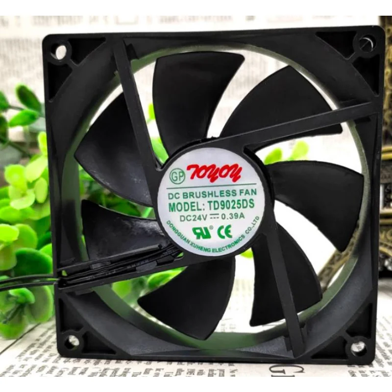 

New CPU Cooler Fan for TOYON TD9025DS 24V 0.39A Cooling Fan 9025 90*90*25MM
