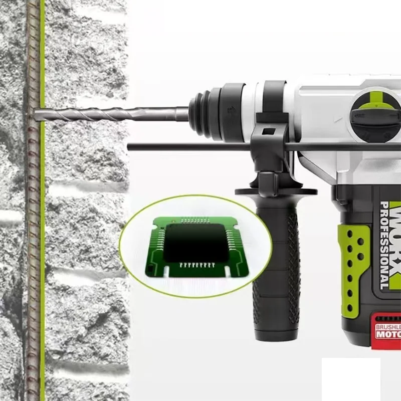 Электрическая дрель WORX WU389S электрическая ударная мощный многоцелевой