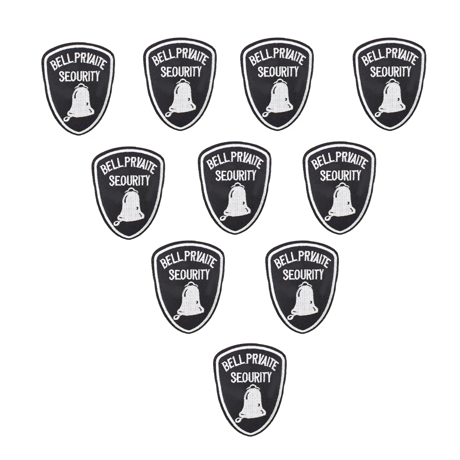 

10PCS Bell Military Badge Patch for Jacket Clothes Iron on Sew Applique Patch for Craft Stripe Embroidery Patches for Clothing