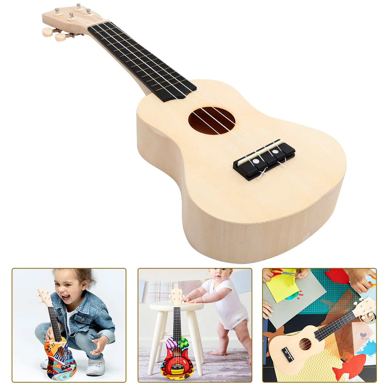 Карманная гавайская гитара подарочный набор для малышей креативная сборка