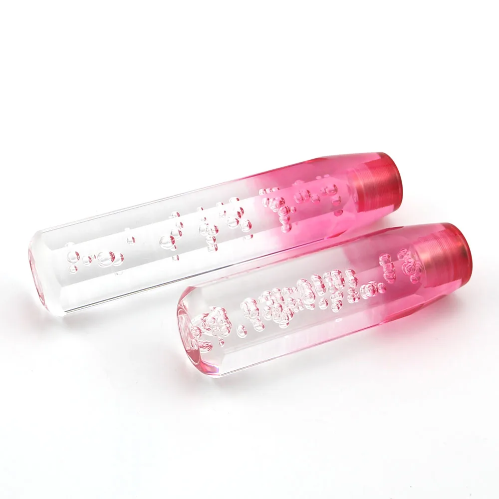 Ручка переключения передач автомобильная рычаг прозрачный пузырьковый