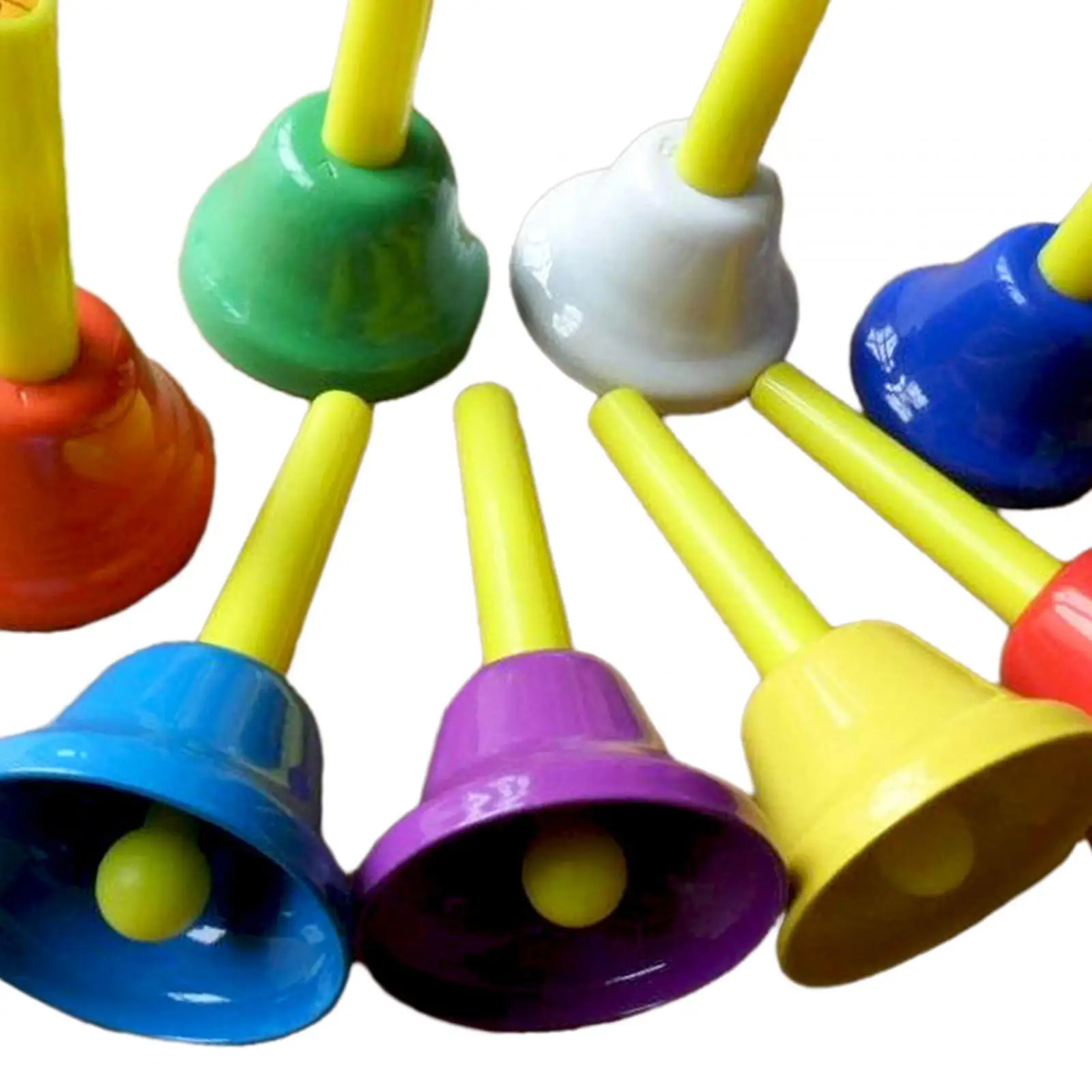 8 шт. диатонические металлические колокольчики нот для детей хора свадьбы