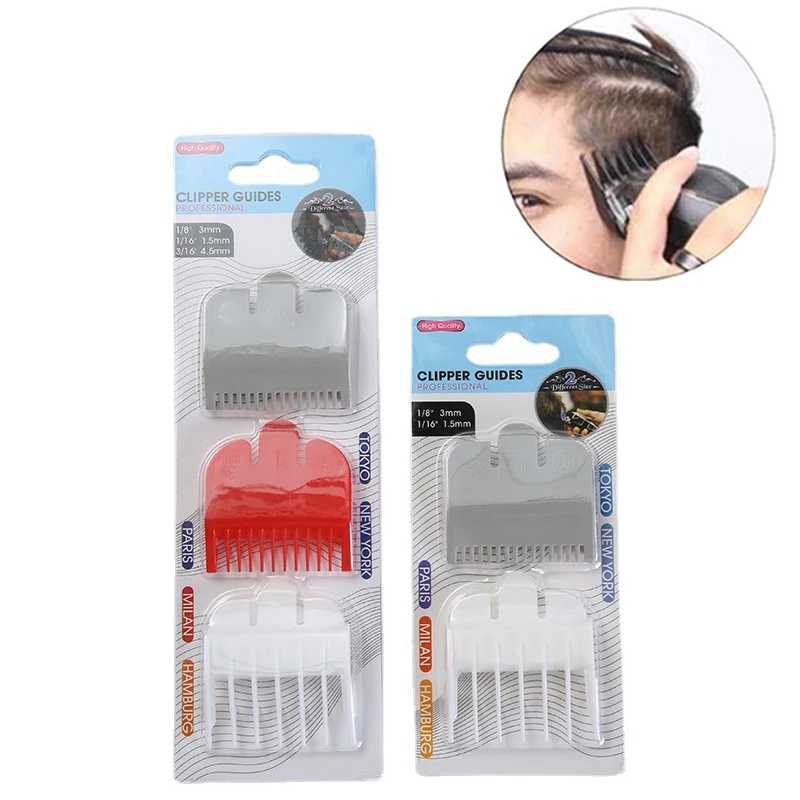 

2/3Pcs Universal Hair Limit Comb Plastic Limits Comb Hair Clipper Guide Trimmer for Barber Replacement Hair Trimmer Tools