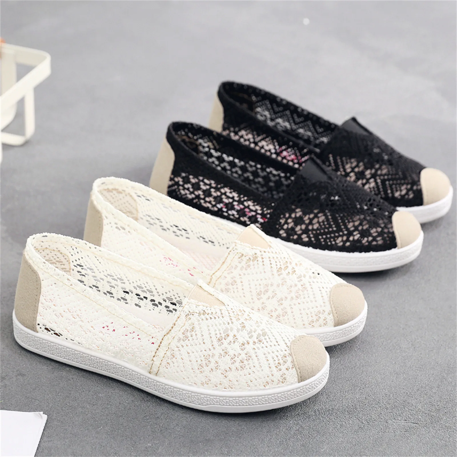 

NEW Women shoes fisherman shoes woman mesh breathable flat soft bottom women peas shoes womans shoes flats shoes