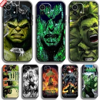 hulk marvel avengers for xiaomi mi 11 lite 11 pro 11 ultra phone case soft silicon coque cover black funda thor captain america