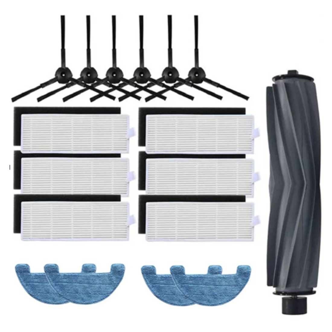 

1 комплект, основная и боковая щетки для пылесоса OSOJI 950 990