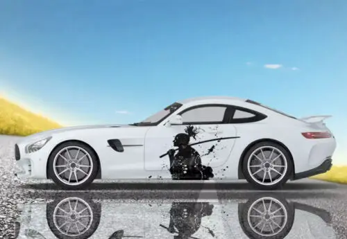 

Custom Samurai Livery Racing Side Wrap Car Decal JDM SAMURAI BOTH SIDES OF CAR