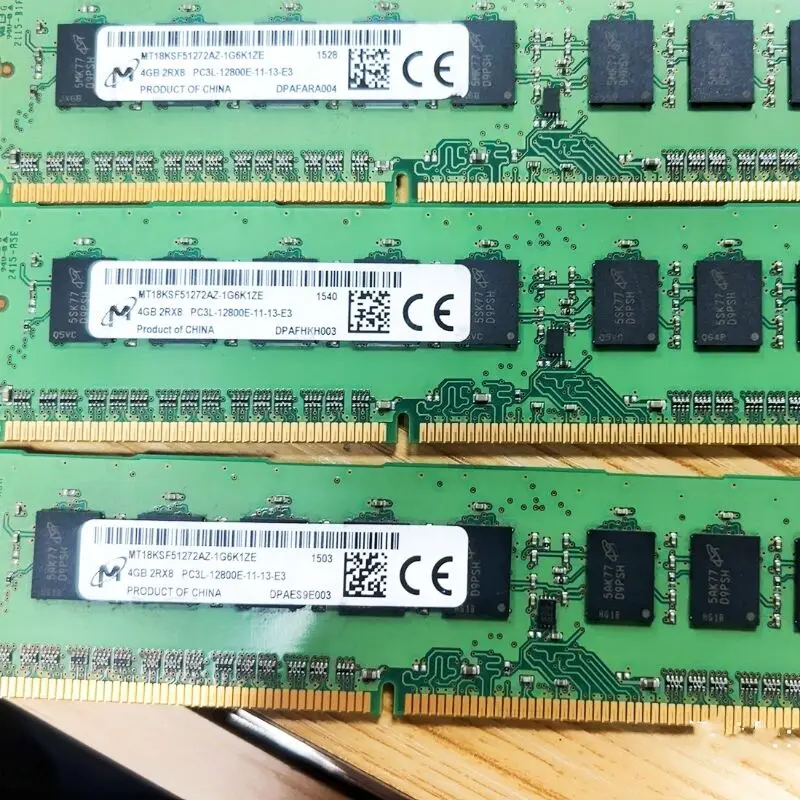 Micron DDR3 ECC RAMs 4 Гб 1600 МГц Серверная память 4 Гб 2Rx8 PC3L-12800E-11 Серверная память компьютера